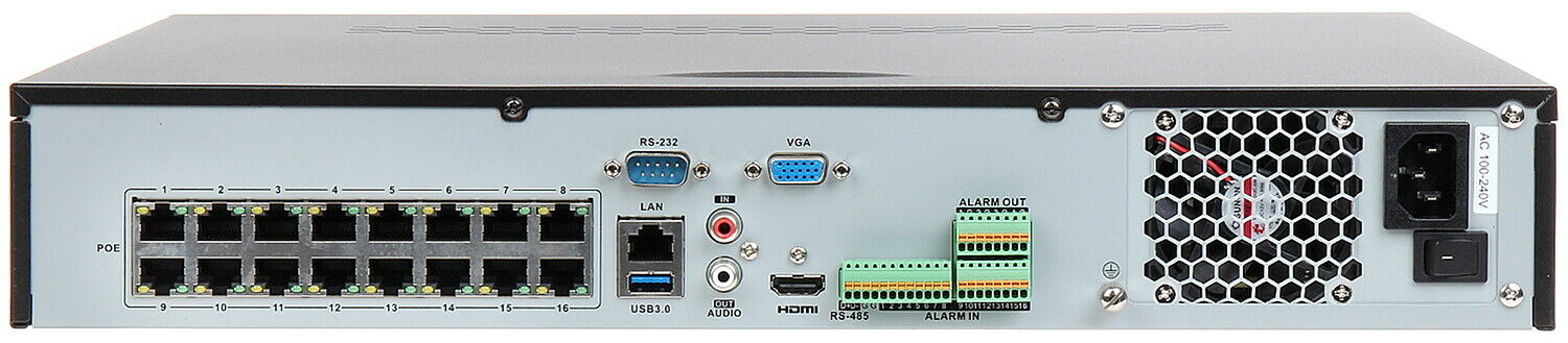DS-7716NI-K4/16P HIKVISION NVR 16 CHANNEL 16CH POE