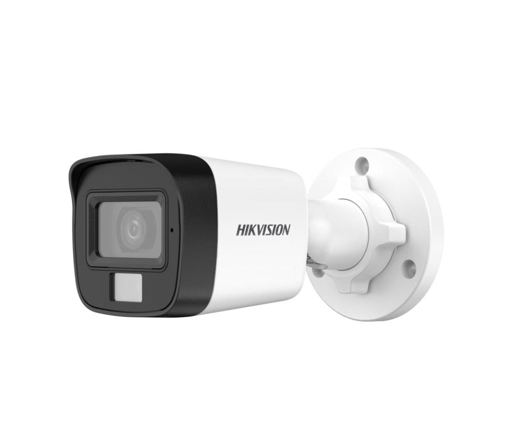 Hikvision 4K 16ch CCTV Security System 2MP Smart Hybrid Light Audio Mini Bullet
