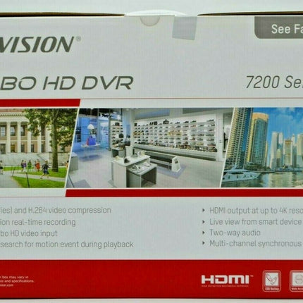 Hikvision TurboHD Professional Security System 8-Ch DVR up to 8x 5MP Cameras HDD