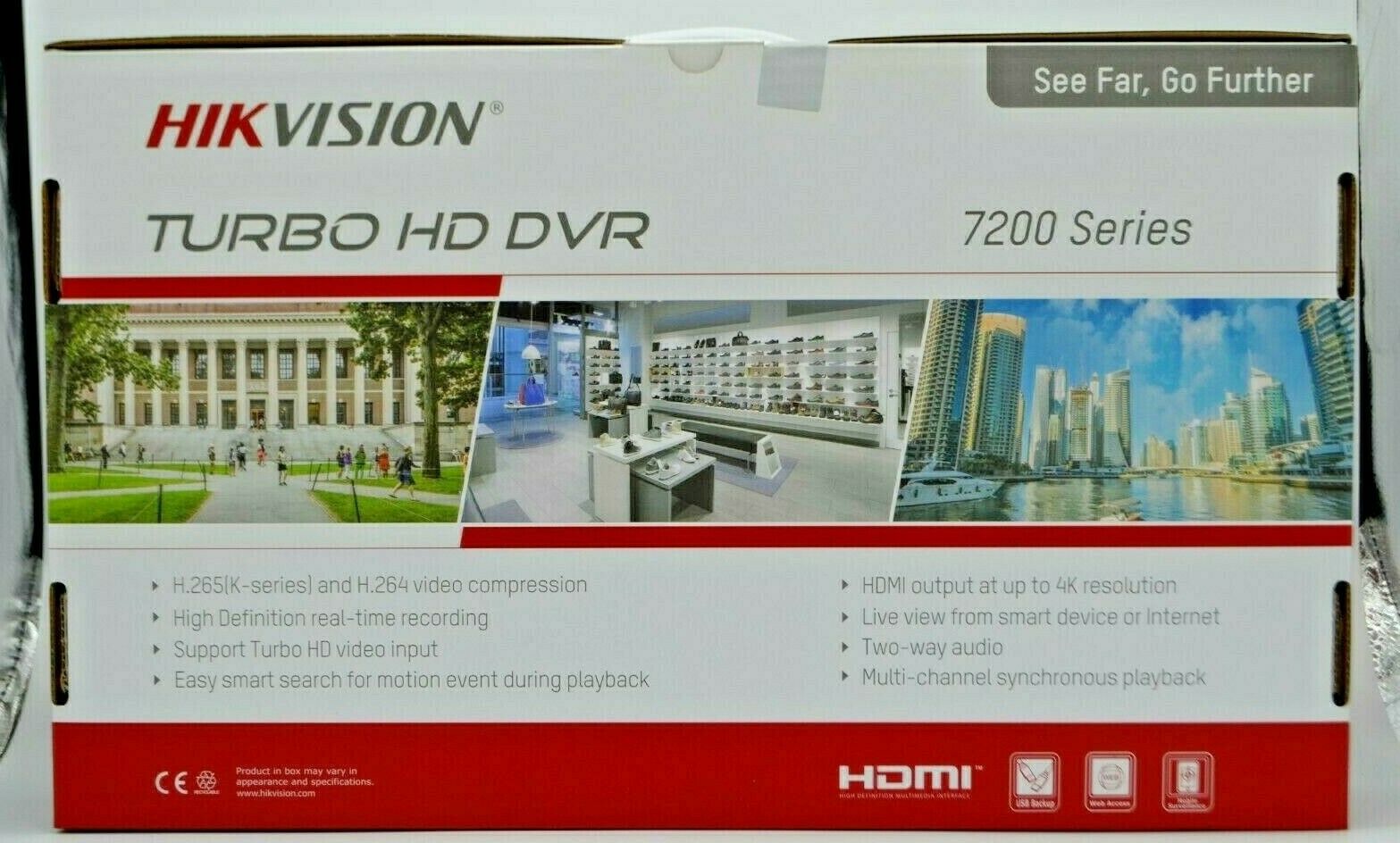 Hikvision TurboHD Professional Security System 8-Ch DVR up to 8x 5MP Cameras HDD