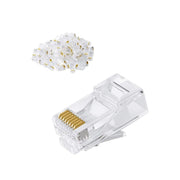 Cable Cat6 RJ45 Connector Ends, 100-PACK