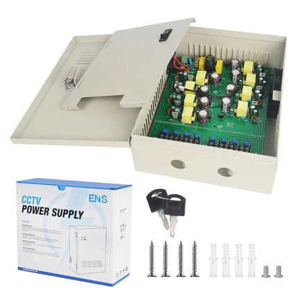 CP1208-16A-4K Hikvision || Accessory Power Supply 12V DC8 CH