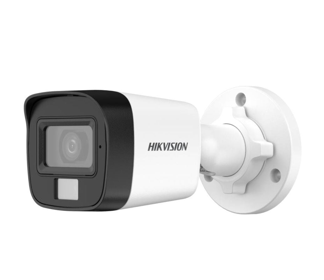 DS-2CE16K0T-LFS Hikvision CCTV Camera 3k/5MP Smart Hybrid Light Audio Mini Bullet