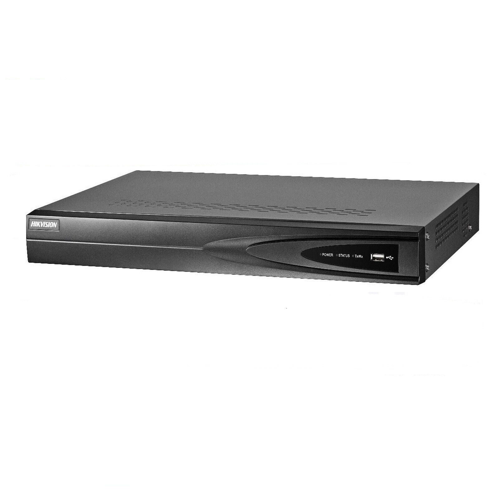 DS-7604NI-K1/4P H.265+ NETWORK VIDEO RECORDER HIKVISION 4CH 4K NVR OPTIONAL HDD