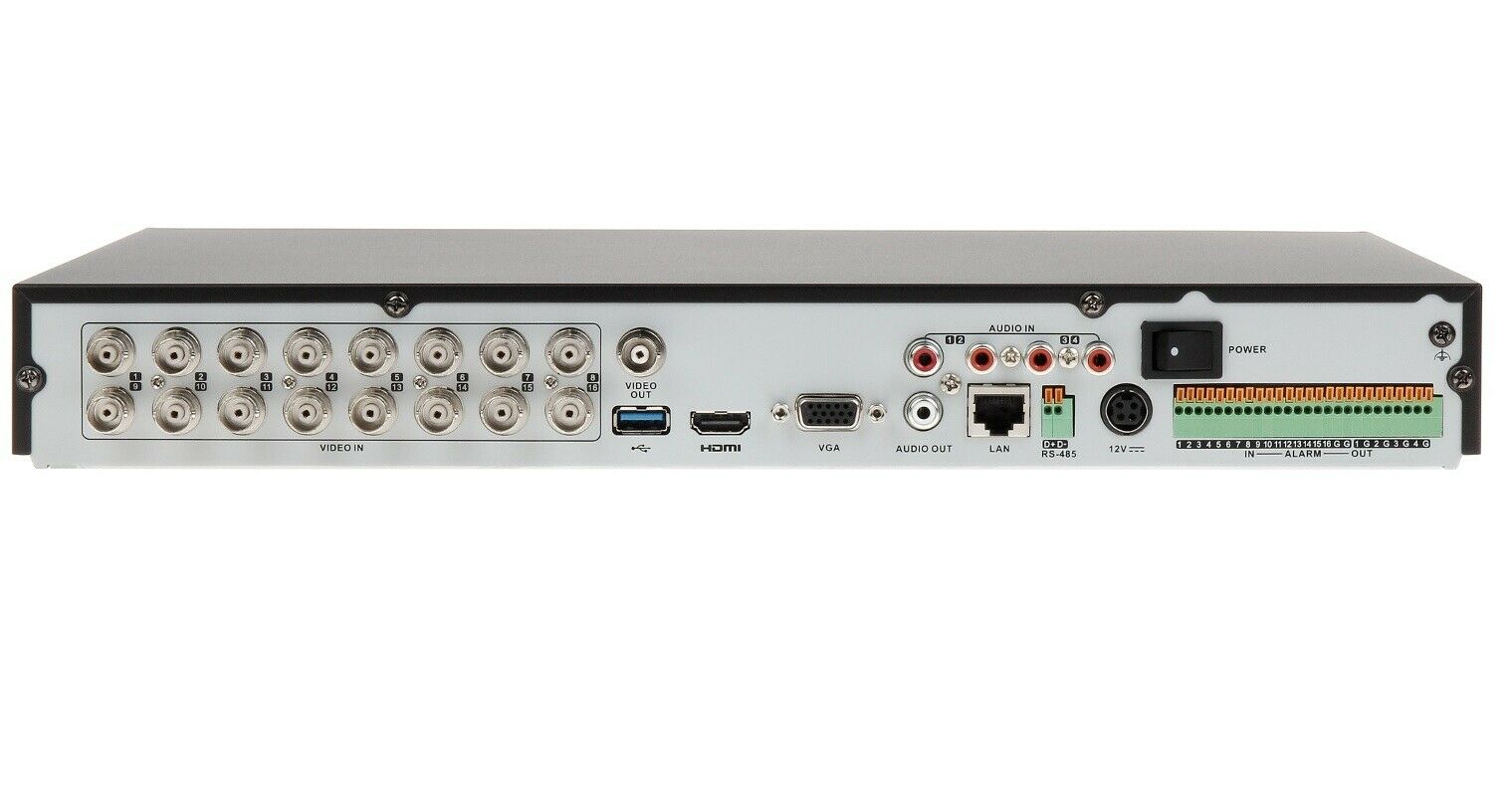 Hikvision iDS-7216HUHI-M2/S 16-Channel 4K AcuSense Hybrid Security DVR