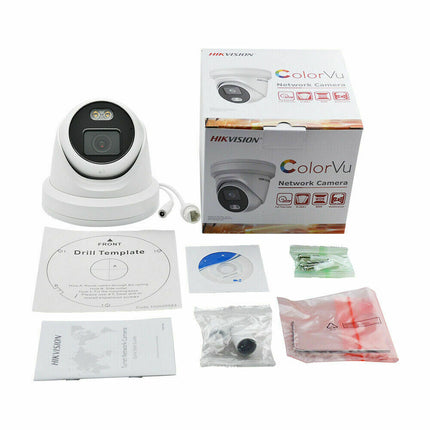 DS-2CD2387G2-LU Hikvision 8MP PoE 4K 8MP ColorVu AcuSense IP camera PoE MIC HD