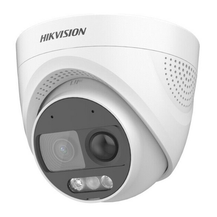 Hikvision ColorVu Turret 2 MP Camera DS-2CE72DF3T-PIRXOS 2.8mm , IR 20m