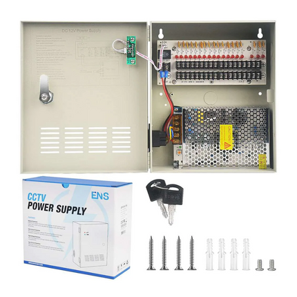 CP1218-10A Hikvision || Accessory Power Supply Box 12V DC