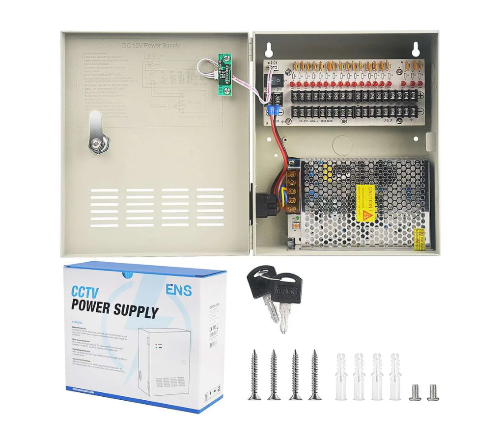 CP1218-10A Hikvision || Accessory Power Supply Box 12V DC