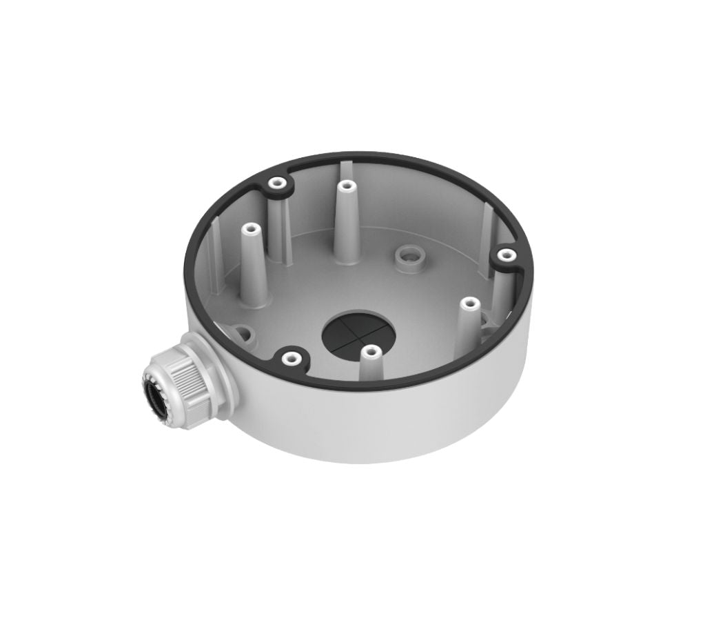 DS-1280ZJ-DM21 White Waterproof Aluminum Junction Box for Dome Security Cameras