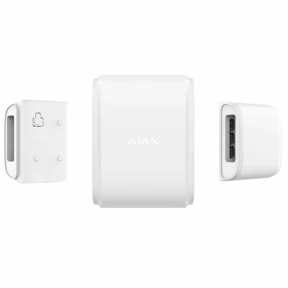 28273.81.WH3 AJAX DUAL CURTAIN OUTDOOR WHITE OUTDOOR MOTION DETECTOR 28273.81.WH3
