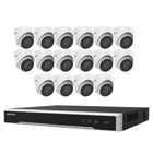 Hikvision KIT 16CH NVR 16 POE Opt HDD up to 16 Cameras 4MP IP Security System