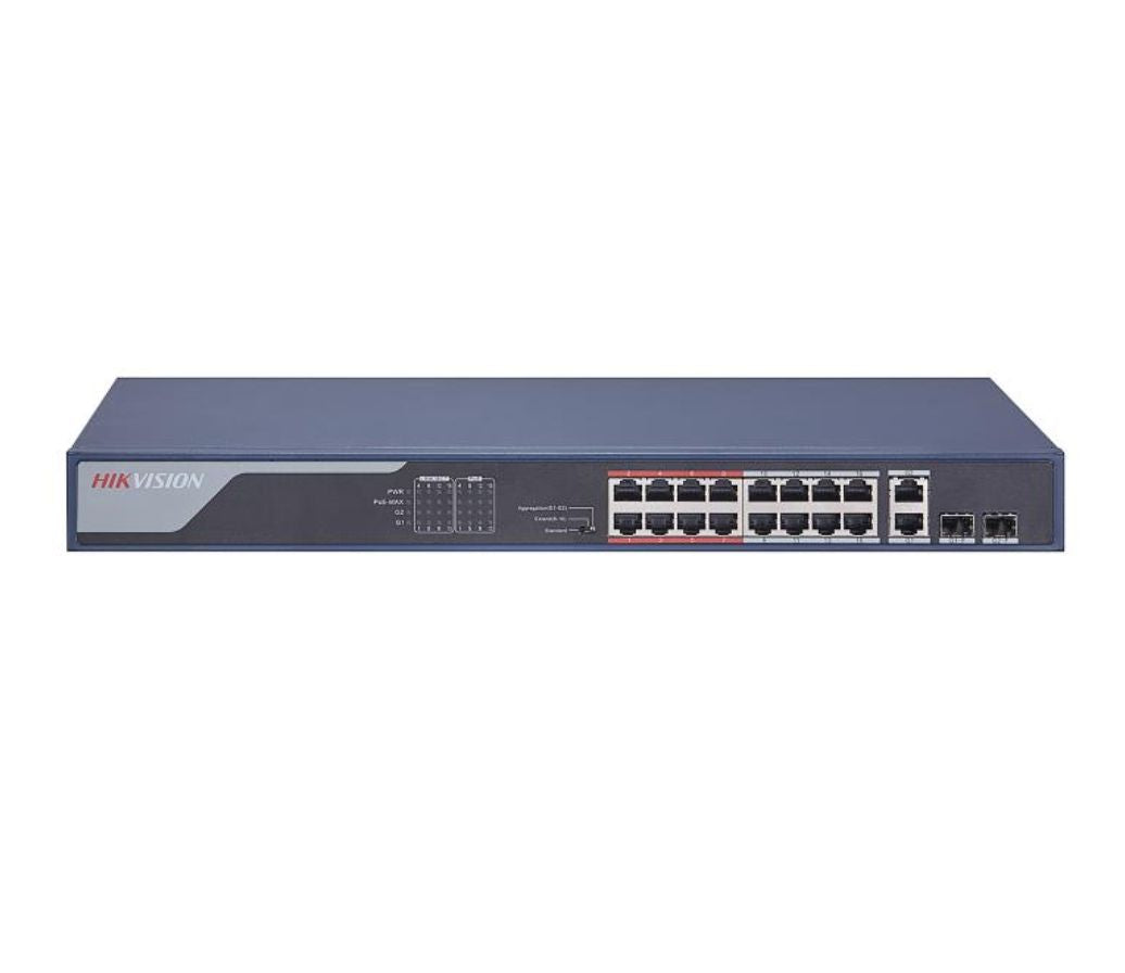 DS-3E0318P-E Hikvision IP PoE 16 Port Fast Ethernet Unmanaged Switch