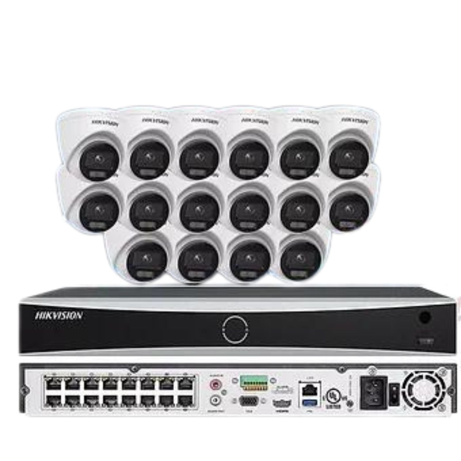 Hikvision 16CH CCTV Security IP Camera System MIC IR 4K AcuSense PoE Lo