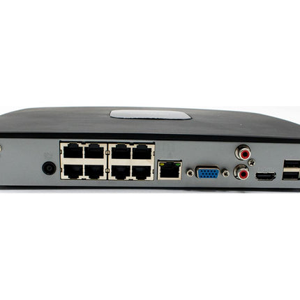 N41C2P2 Dahua 8ch IP PoE Recorder w/ HDD Eight-channel 4K Video ?s Lite