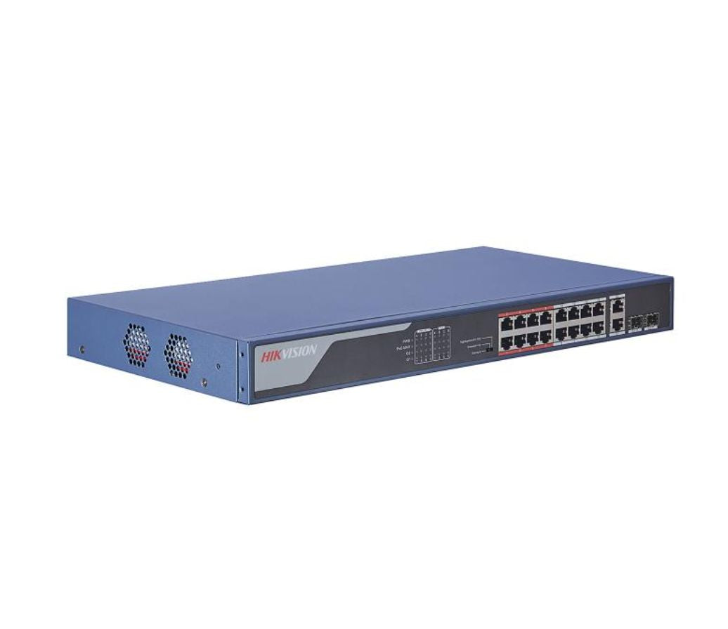 DS-3E0318P-E Hikvision IP PoE 16 Port Fast Ethernet Unmanaged Switch