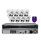 Hikvision NVR 4K 8CH Security IP Camera System 12MP AcuSense DS-2CD2383G2-IU