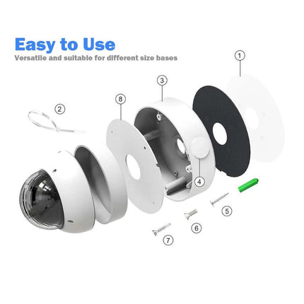 UBJ120-W Tvt UJB120-W || Accessory Bracket Universal j-box compatible