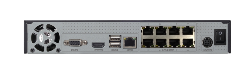 Titanium 8CH NVR ED9308H5NV-8P-L 8CH 5MP IPC HD NVR / H.265/H.264 / Dual Stream