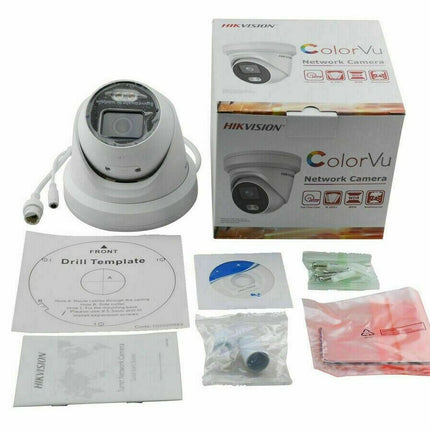 HIKVISION SECURITY SYSTEM 4CH POE / HDD INCLUDE 4 MEGAPIXEL ColorVu H,265+