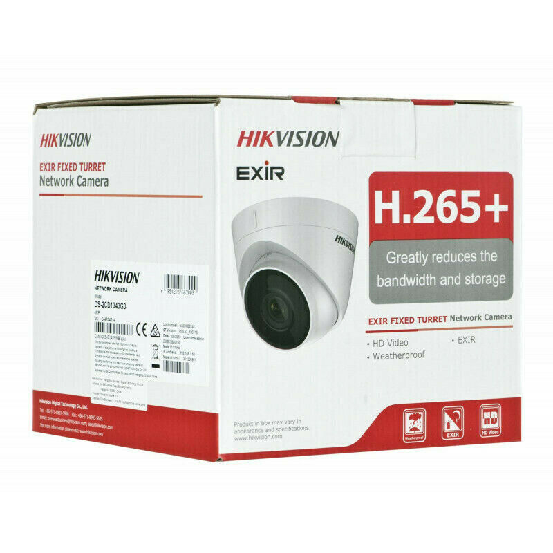Hikvision 4K Security System NVR KIT 8CH Channel 4MP Turret POE Camera(ORIGINAL)