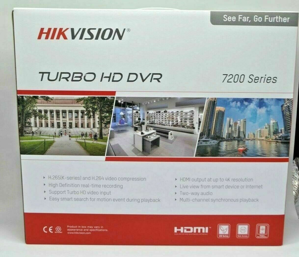 Hikvision 32 CH DVR DS-7232HQHI-K2 4MP Series TurboHD Tribrid (OPTIONAL HDD)