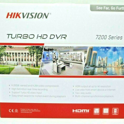 Hikvision DS-7208HUHI-K2 8CH DVR 4K DVR-XVR 8 CHANNEL USA VERSION (UL) HYBRID