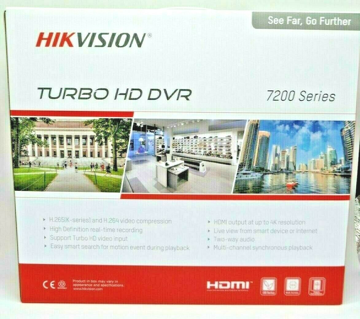 Hikvision DS-7208HUHI-K2 8CH DVR 4K DVR-XVR 8 CHANNEL USA VERSION (UL) HYBRID