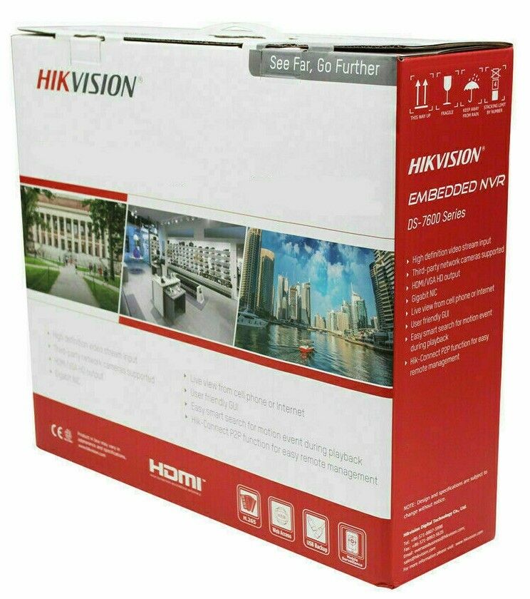 Hikvision DS-7208HUHI-K2 8CH DVR 4K DVR-XVR 8 CHANNEL USA VERSION (UL) HYBRID