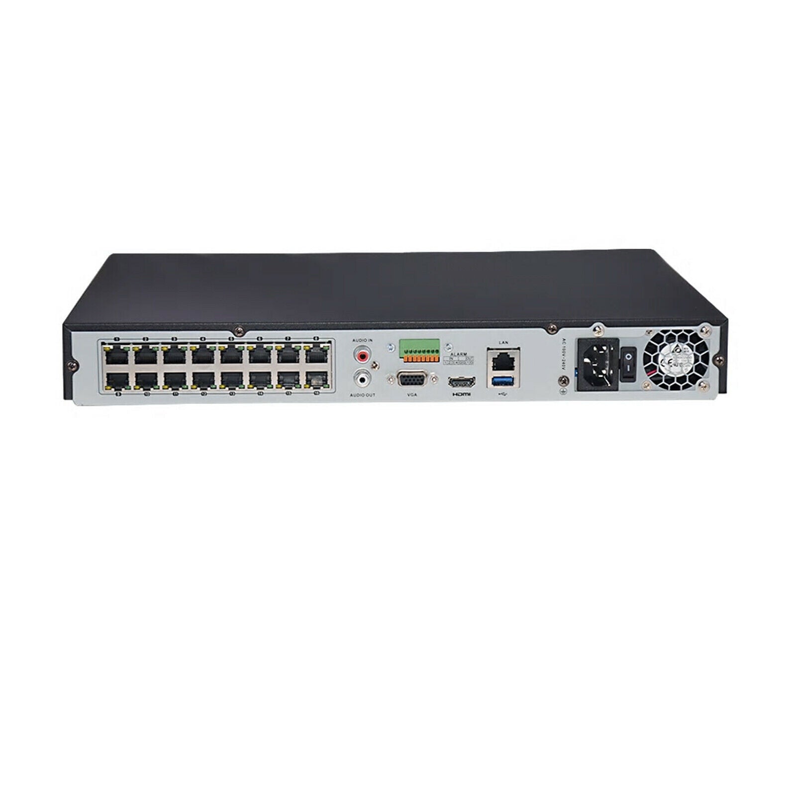 HIKVISION OEM NVR 16CH POE 4K 12MP 16 Channel Security H.265 DS-7616NI-I2/16P UL