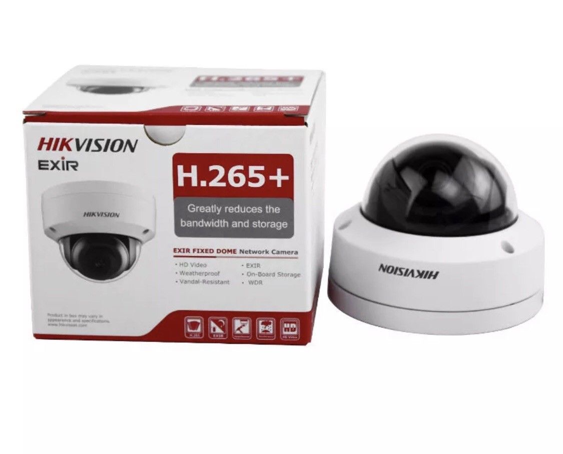 Hikvision 4MP POE IP DS-2CD2143G0-I Dome IP CAMERA POE H.265+ IR40M 2.8MM 3AXIS