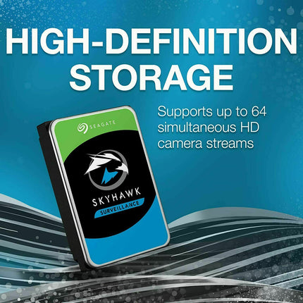 Seagate Skyhawk AI SATA III 6.0GB/S 3.5" HDD 1TB 2TB 3TB 4TB 6TB 256MB NEW 2021