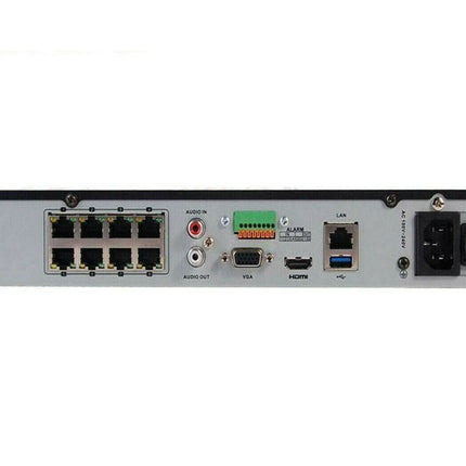 DS-7608NI-K2/8P OEM HIKVISION NVR 8CH 8 POE 4K Channel security H.265 (UL)