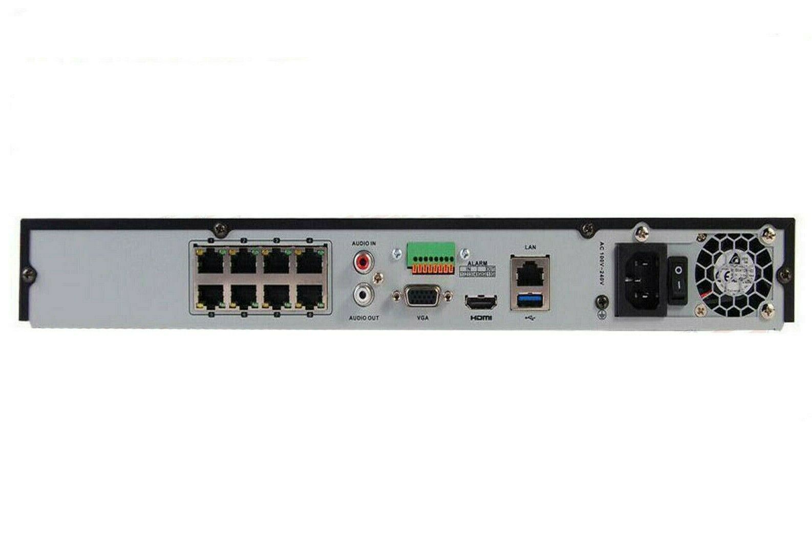 DS-7608NI-K2/8P  HIKVISION NVR 8CH 8 POE 4K Channel security H.265