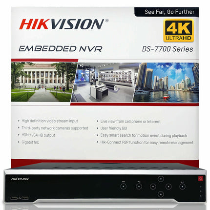 Hikvision 8CH 4K NVR 8 x 4MP TURRET ColorVu IP POE Camera CCTV Security System