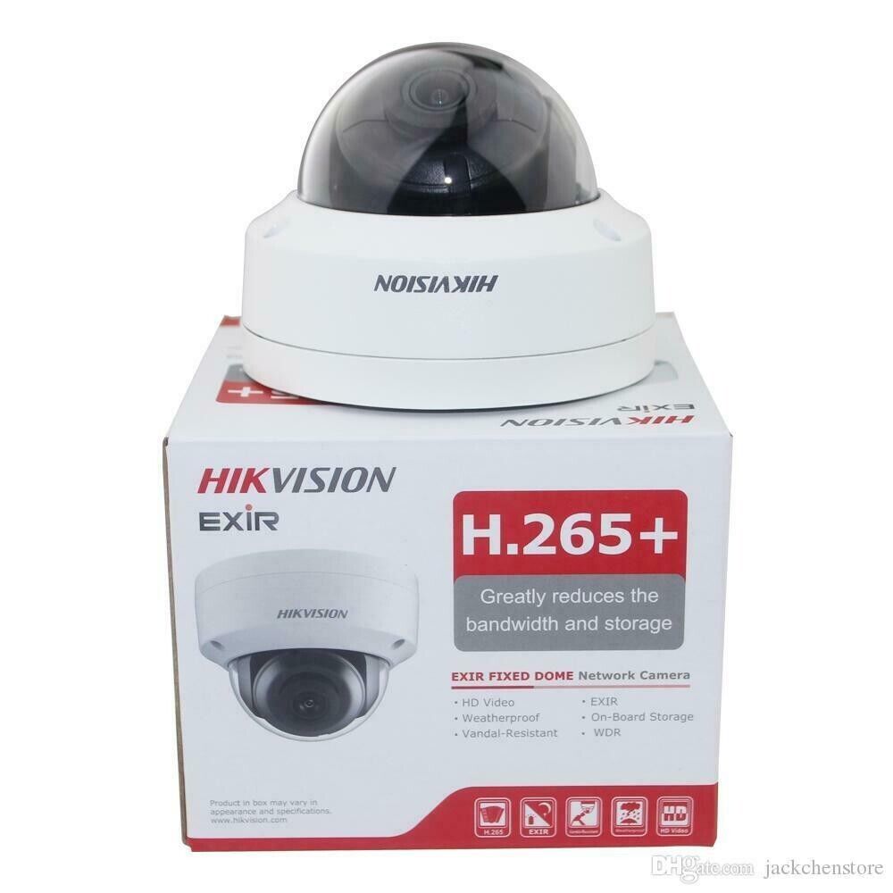 Hikvision 2MP PoE IP Camera DS-2CD2123G0-I 4mm Weaterproof Dome IP67 IR 30m