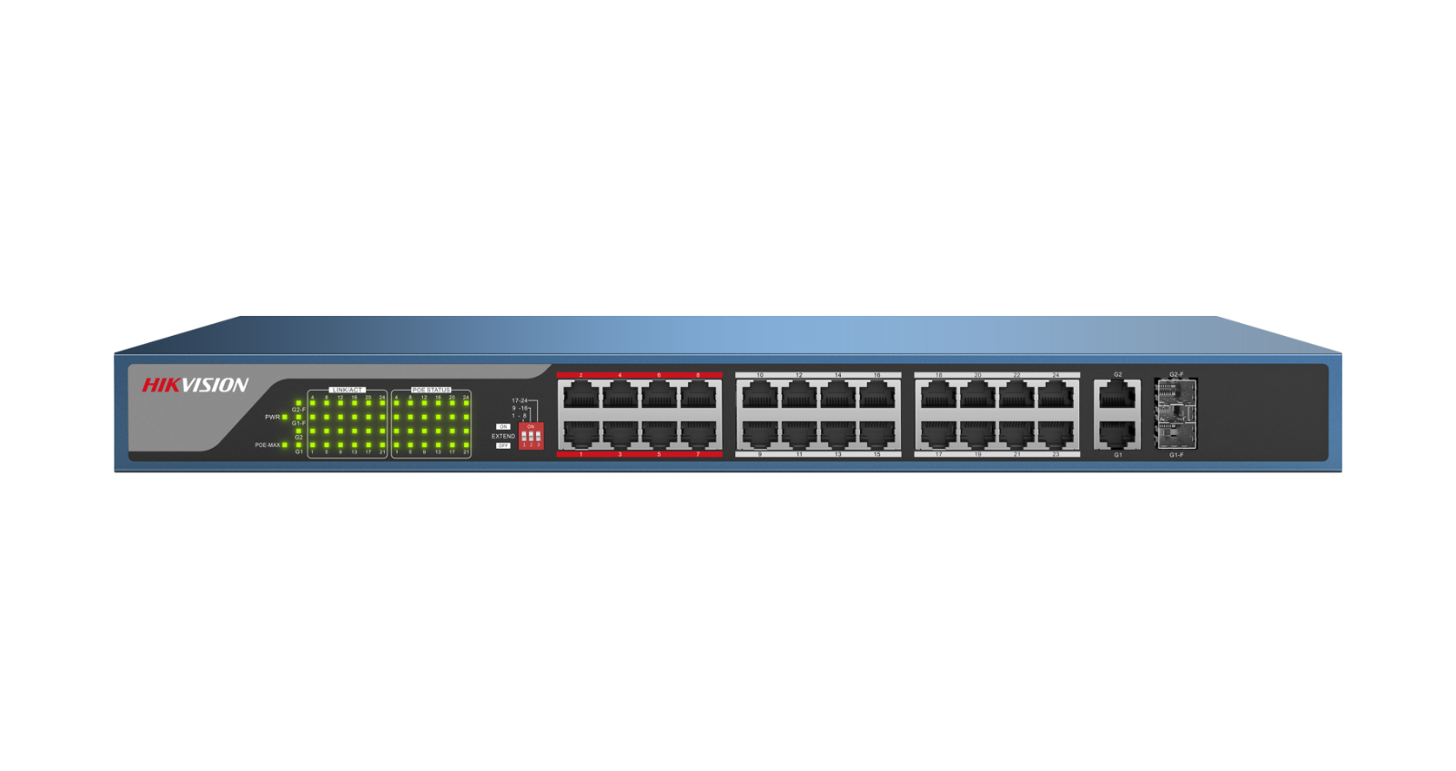 Hikvision DS-3E0326P-E2 Unmanaged Ethernet 24 PoE Switch 100Mbps Network Access