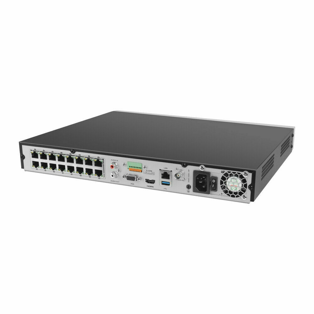 Hikvision 4K AcuSense 16CH 16POE NVR DS-7616NXI-I2/16P/4S 4CH Deep Learning
