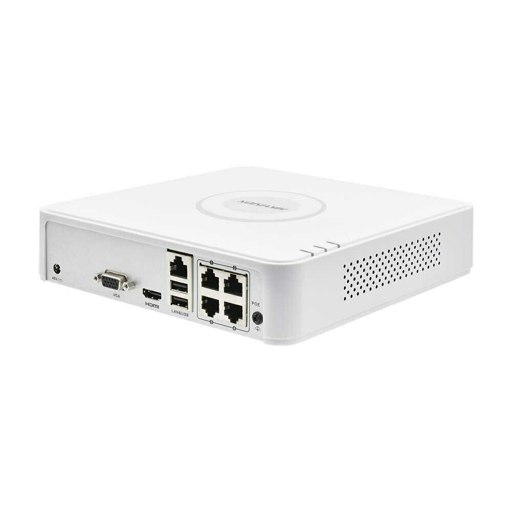 Hikvision 4CH POE 4 Channel NVR DS-7104NI-Q1/4P Original English W/Hard Drive