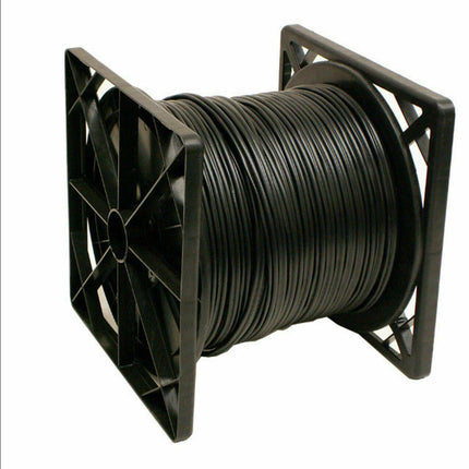 500FT RG-59 CCTV Siamese Cable 18/2AWG Wire BLACK / WHITE