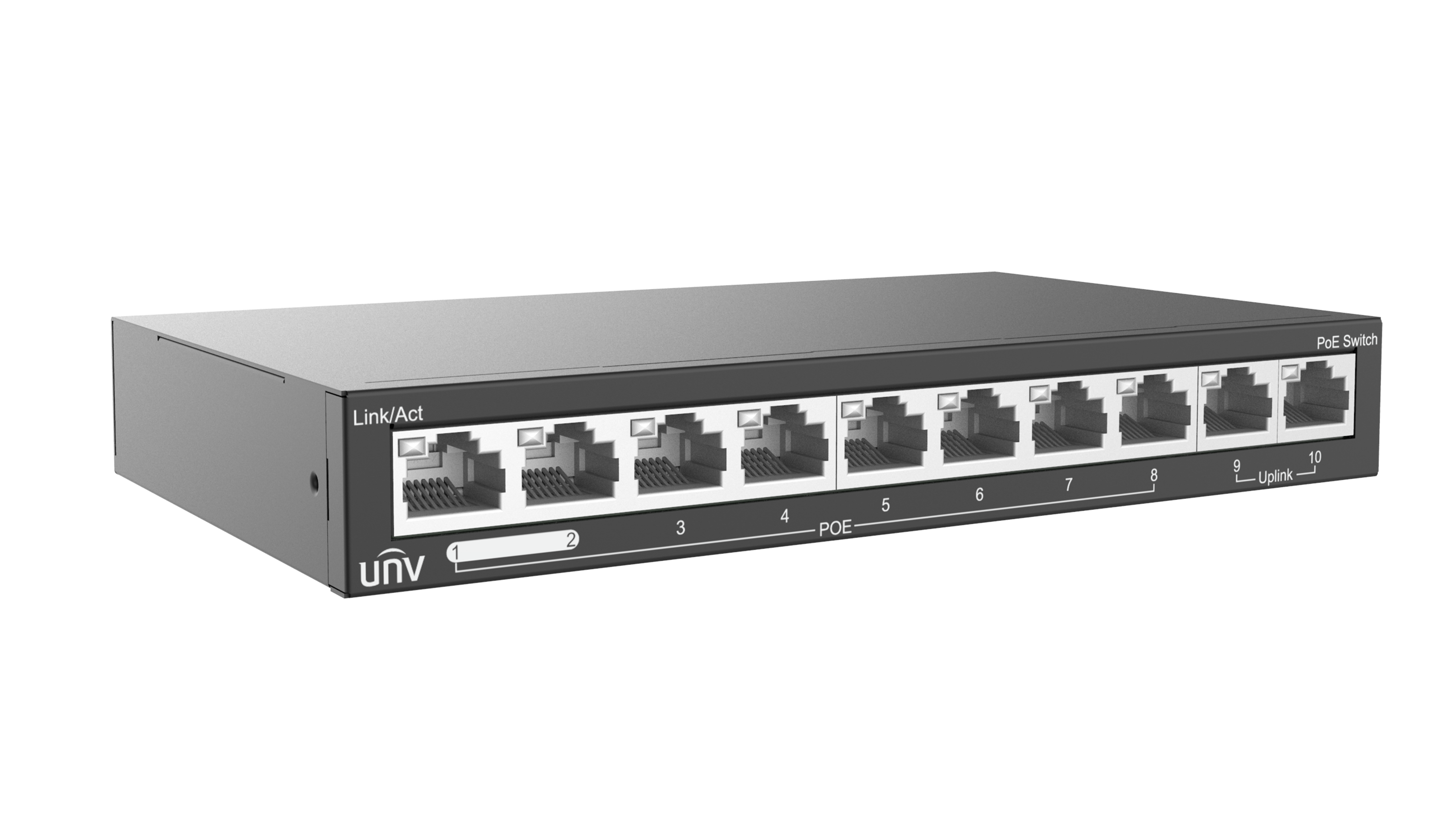 NSW2020-10T-POE-IN, 8CH POE ETHERNET SWITCH UNIVIEW