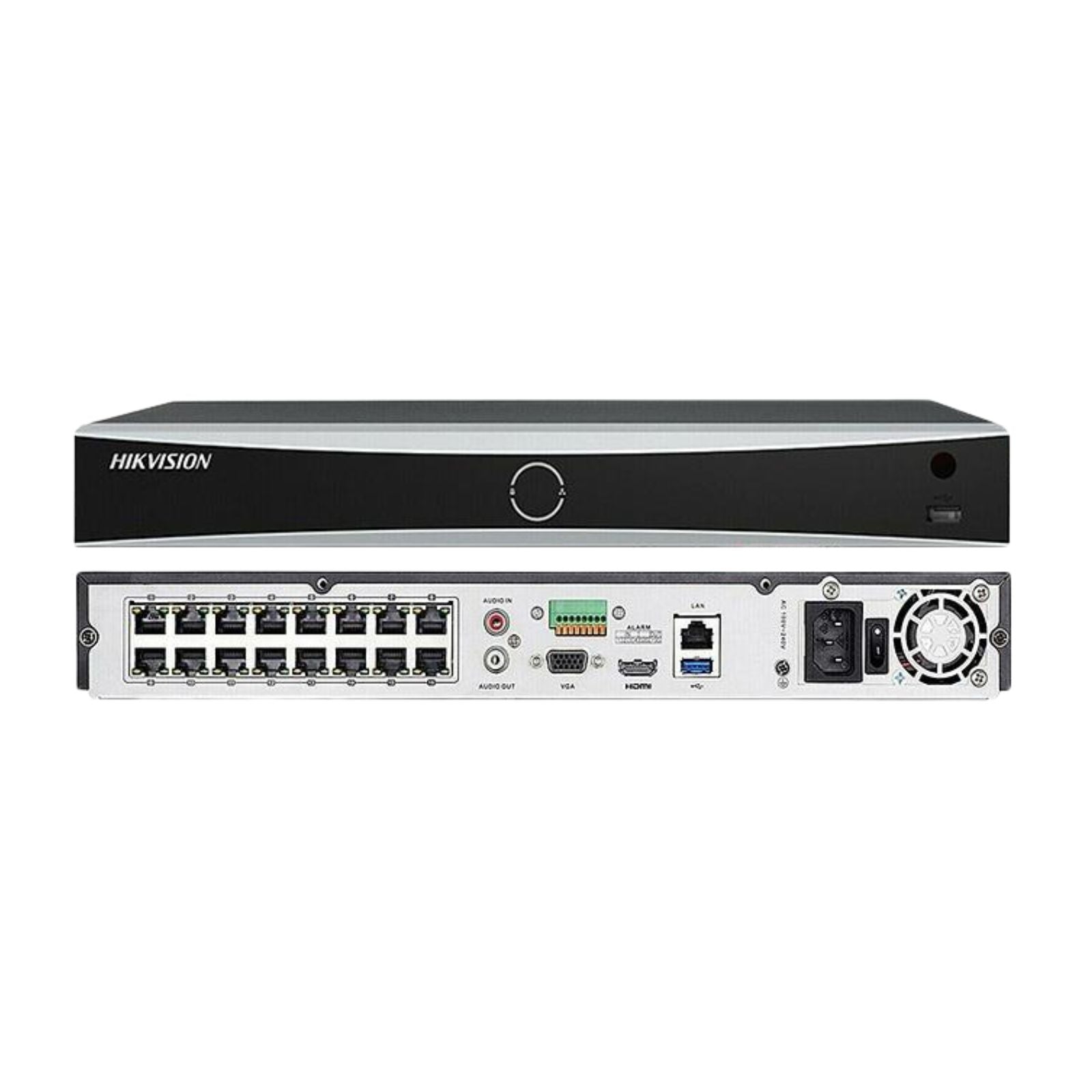 Hikvision 4K AcuSense 16CH 16POE NVR DS-7616NXI-I2/16P/4S 4CH Deep Learning