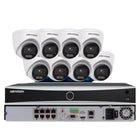HIKVISION 4K DS-2CD1347G2-LUF 4MP IP Camera System NVR 8CH DS-7608NXI-K1/8P Lot