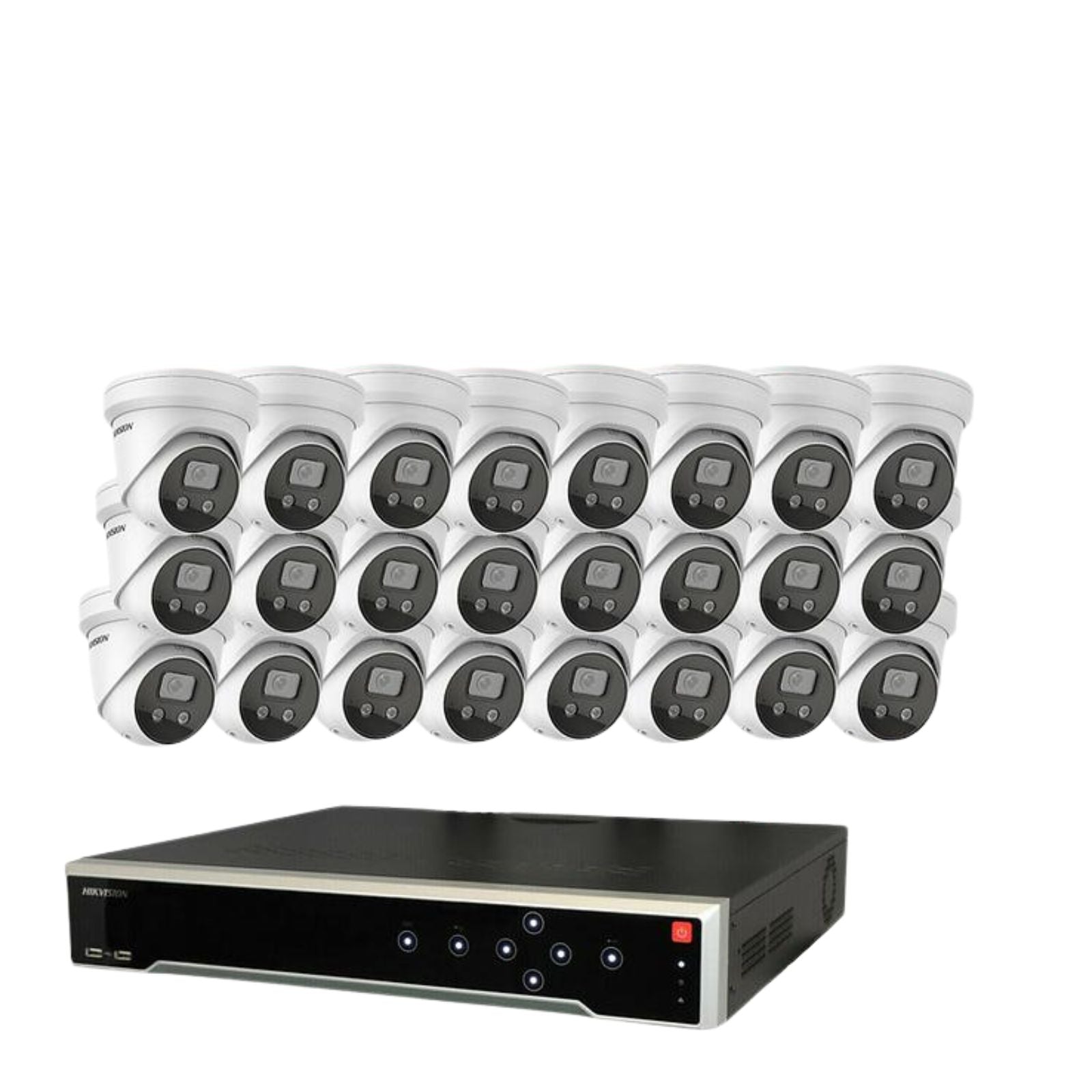 Hikvision 4CH 4K 4PoE Mic ColorVu 4MP Security Camera System IP 2.8mm Lot