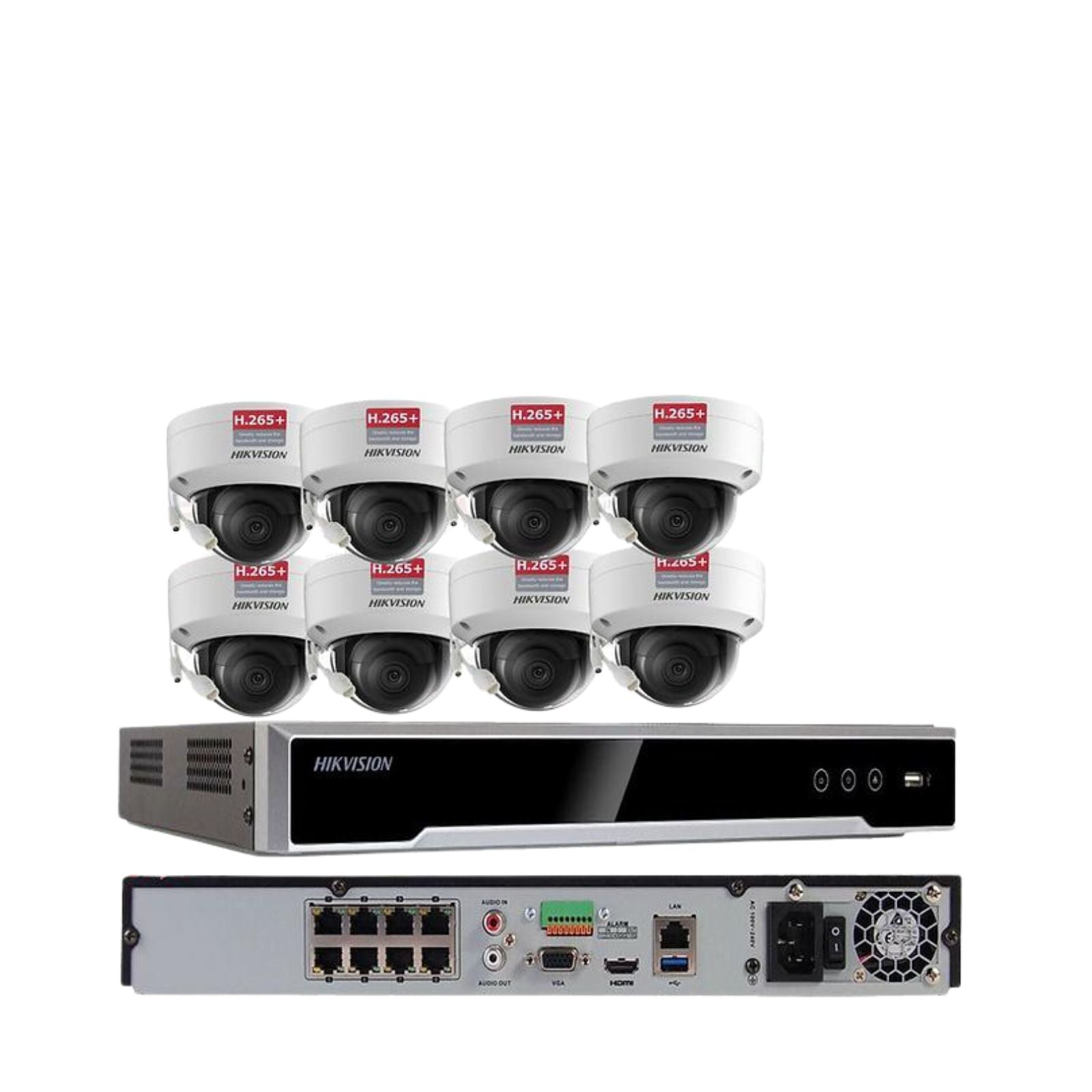 HIKVISION 4K security System CCTV Dome 4MP IP Camera DS-2CD2143G2-I lot