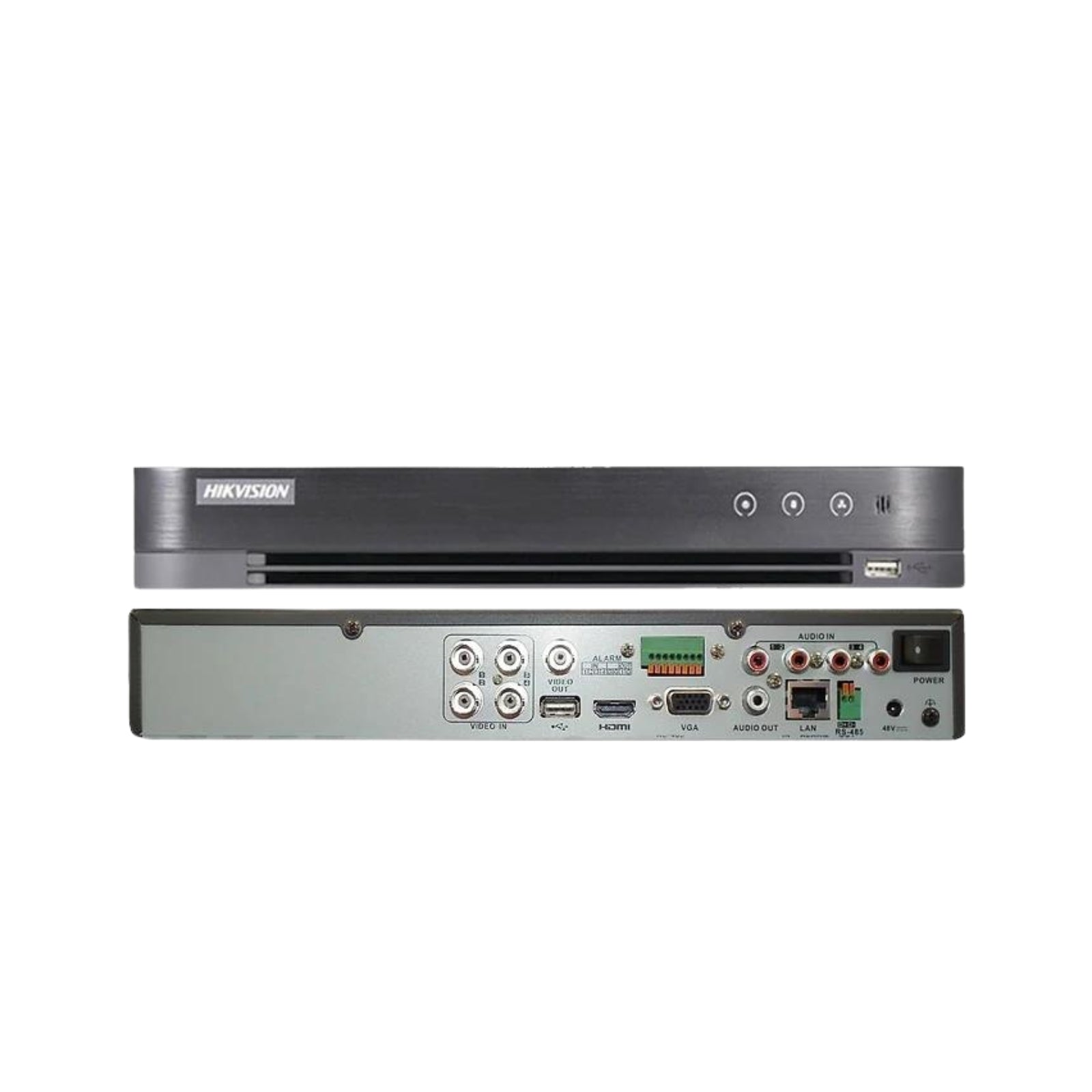 DS-7204HUHI-K1 HIKVISION 4CHANNEL DVR 4CH 4K H.265+264 Hybrid 5MP