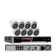 Hikvision 32MP 8CH POE Security Camera System NVR 8K W/Turret Built In Audio