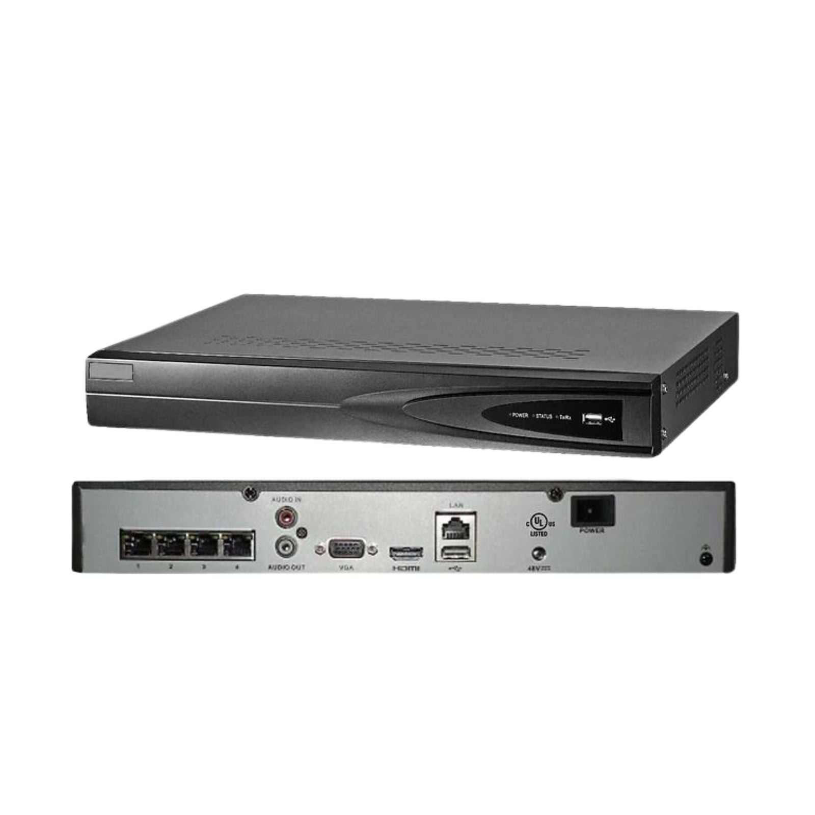 Hikvision 4CH 4K 4PoE Mic ColorVu 4MP Security Camera System IP 2.8mm Lot