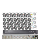 HIKVISION 32CH SECURITY CAMERA SYSTEM BULLET COLORVU 2MP W/HDD