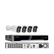 Hikvision 4K 12mp 16CH Security Camera System Bullet 4MP ColorVu W/AUDIO Lot